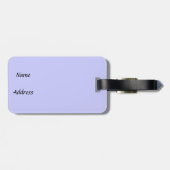 Étiquette À Bagage Chat de fleur (Dos horizontal)