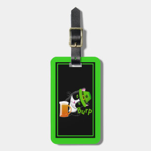 Étiquette À Bagage Chat de la Saint Patrick