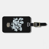 Étiquette À Bagage Chat de Schrödinger les 9 vies (Devant horizontal)