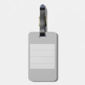 Étiquette À Bagage Chat en colère (Dos Vertical)