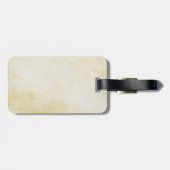 Étiquette À Bagage Chat et beignet gris mignons (Dos horizontal)