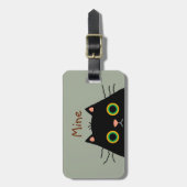 Étiquette À Bagage Chat fragile (Devant Vertical)