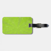 Étiquette À Bagage Chat orange mignon avec l'étoile (Dos horizontal)