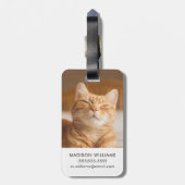 Étiquette À Bagage Chat somnolent des images | de Getty (Dos Vertical)