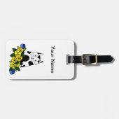 Étiquette À Bagage Chat tacheté (Devant horizontal)