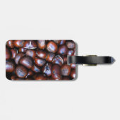 Étiquette À Bagage Châtaignes (Dos horizontal)