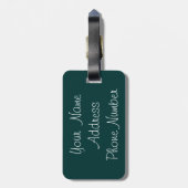 Étiquette À Bagage Château de Buda - coeur Budapest d'I (Dos Vertical)