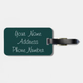 Étiquette À Bagage Château de Buda - coeur Budapest d'I (Dos horizontal)