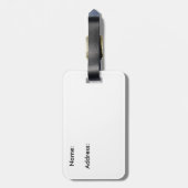 Étiquette À Bagage Château de Caernarfon Wales. (Dos Vertical)