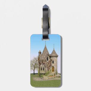 Étiquette À Bagage Château de Conte de Fées Cadeau de Fantaisie et d'