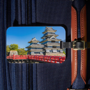 Étiquette À Bagage Château de Matsumoto et pont