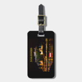 Étiquette À Bagage Château de Salzbourg Autriche - Photo Pro de haute (Devant Vertical)