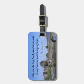 Étiquette À Bagage Château d'écossais d'Eilean Donan (Devant Vertical)