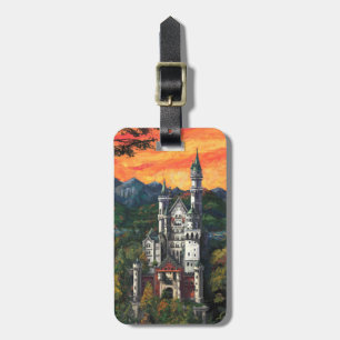 Étiquette À Bagage Château Schloss Neuschwanstein
