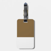 Étiquette À Bagage Chaton dormant (Dos Vertical)