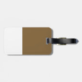 Étiquette À Bagage Chaton dormant (Dos horizontal)