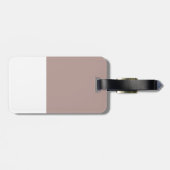 Étiquette À Bagage Chaton somnolent (Dos horizontal)