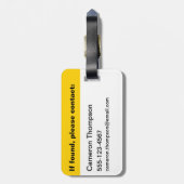 Étiquette À Bagage Chats & Chiens Font De La Vie Paw-some ! (Dos Vertical)