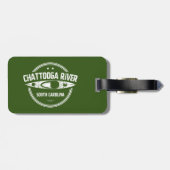 Étiquette À Bagage Chattooga River, Caroline du Sud (Dos horizontal)