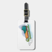 Étiquette À Bagage Chaudron (Devant Vertical)