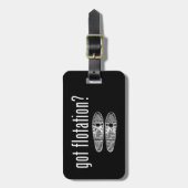 Étiquette À Bagage Chaussures à neige flottantes (Devant Vertical)