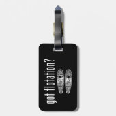 Étiquette À Bagage Chaussures à neige flottantes (Dos Vertical)