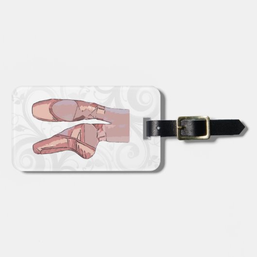 Étiquette À Bagage Chaussures de ballets (Devant horizontal)