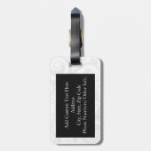 Étiquette À Bagage Chaussures de ballets (Dos Vertical)