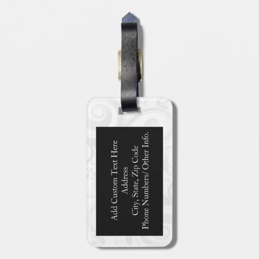 Étiquette À Bagage Chaussures de ballets (Dos Vertical)