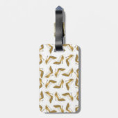 Étiquette À Bagage Chaussures haute talon cool à parties scintillant  (Dos Vertical)