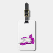 Étiquette À Bagage Chaussures haute talon Stileto Parties scintillant (Devant Vertical)