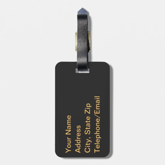 Étiquette À Bagage Chazak Ve'ematz (Dos Vertical)