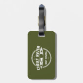 Étiquette À Bagage Cheat River, Virginie-Occidentale (Dos Vertical)