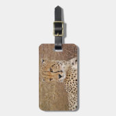 Étiquette À Bagage Cheetah (Devant Vertical)