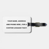 Étiquette À Bagage Cheetah (Dos horizontal)