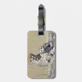 Étiquette À Bagage Cheetah (Dos Vertical)