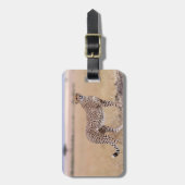 Étiquette À Bagage Cheetah (Devant Vertical)