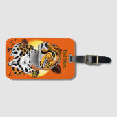 Étiquette À Bagage Cheetah African Feline Wild Animal (Devant Horizontal)