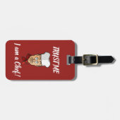 Étiquette À Bagage Chef (Devant horizontal)