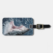 Étiquette À Bagage Chef du grand requin blanc (Devant horizontal)