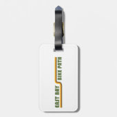 Étiquette À Bagage Chemin cyclable East Bay (Dos Vertical)