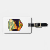 Étiquette À Bagage Chemin de fer Ashokan New York Colonnes (Devant horizontal)