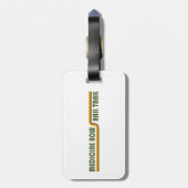 Étiquette À Bagage Chemin de fer Bow de médecine Wyoming (Dos Vertical)