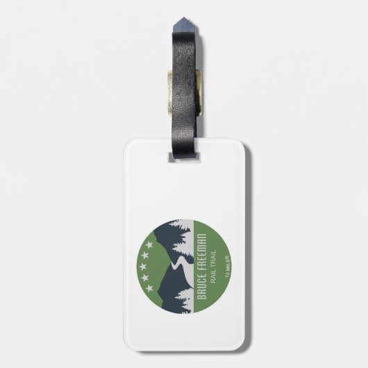 Étiquette À Bagage Chemin de fer Bruce Freeman (Dos Vertical)