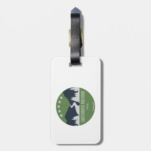 Étiquette À Bagage Chemin de fer de commutation (Dos Vertical)