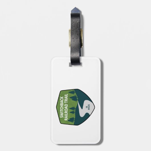 Étiquette À Bagage Chemin de fer de commutation (Dos Vertical)