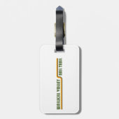 Étiquette À Bagage Chemin de fer de Wallkill Valley (Dos Vertical)