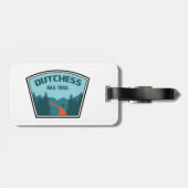 Étiquette À Bagage Chemin de fer Dutchess (Dos horizontal)