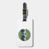 Étiquette À Bagage Chemin de fer O&W (Devant Vertical)