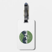 Étiquette À Bagage Chemin de fer O&W (Dos Vertical)